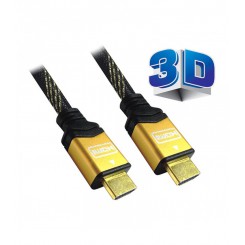 کابل HDMI سرپوش طلایی فرانت