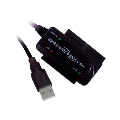 تبدیل USB 2.0 به SATA و IDE همراه آداپتور فرانت